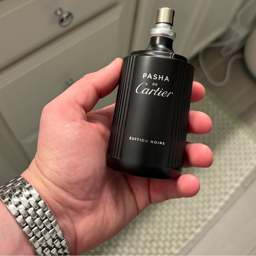 Cartier Pasha Toilette 100 m L bottle, genuine, 70% full missing lid